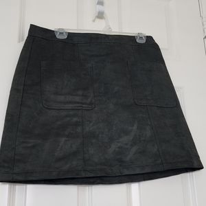 Green/Alpine Old Navy A-Line Faux Suede Skirt size 12 and 14 available
